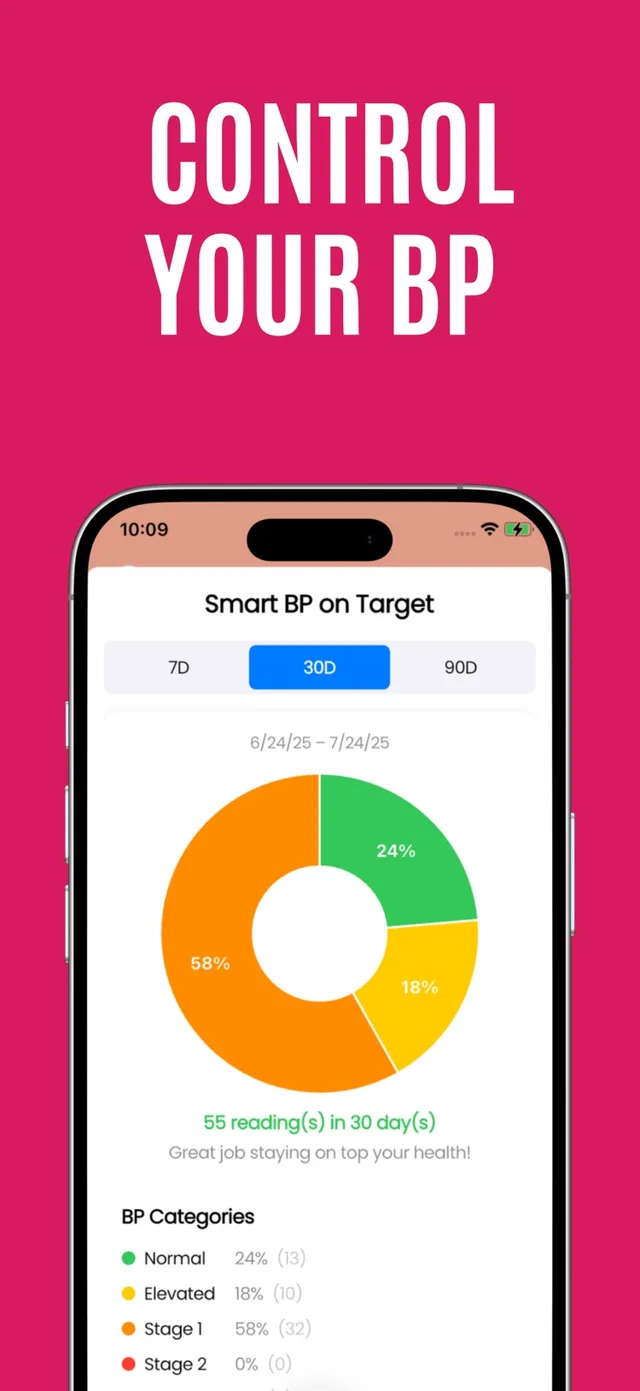 Free Blood Pressure App App Store screenshot 5 of 5