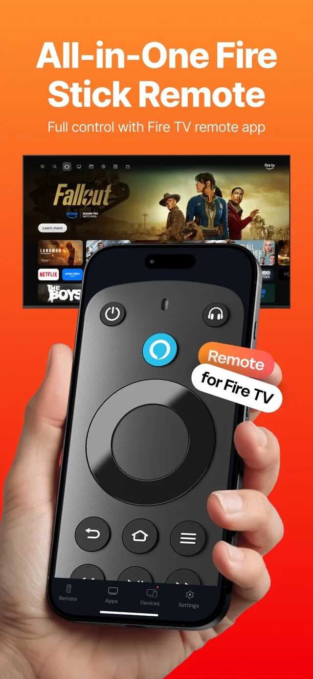 Remote for Fire Stick TV + App Store screenshot 1 of 4