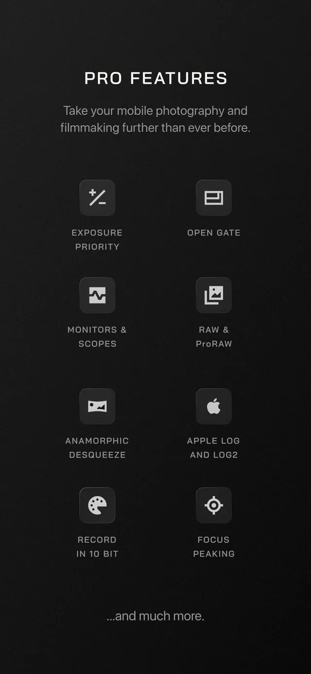 Moment Pro Camera II App Store screenshot 5 of 5