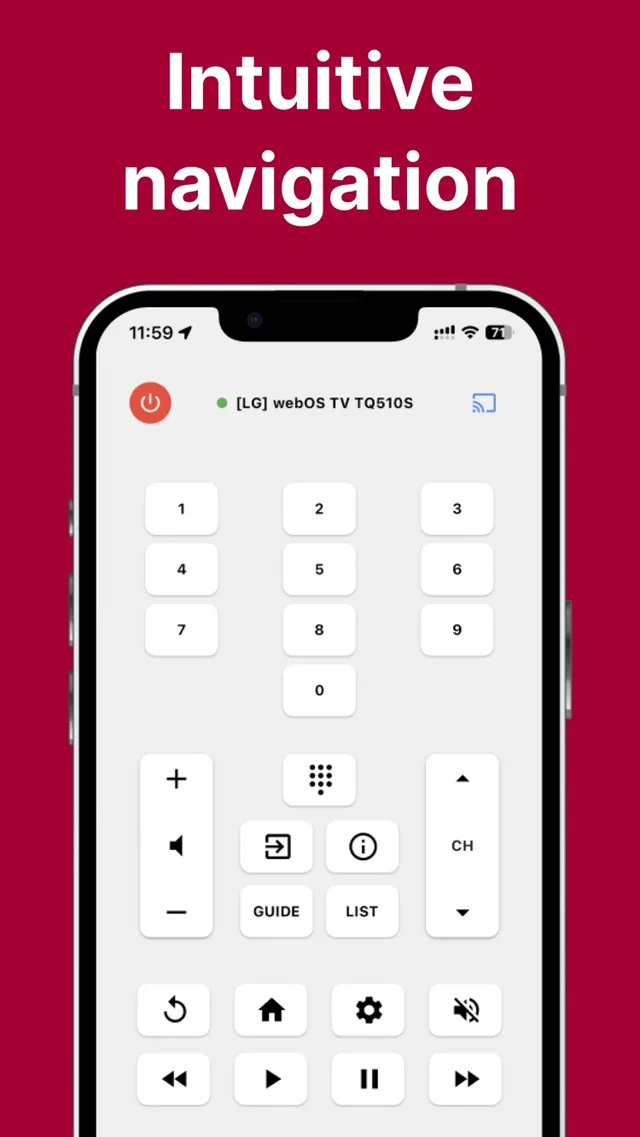 Remote for LG TV App Store screenshot 4 of 4