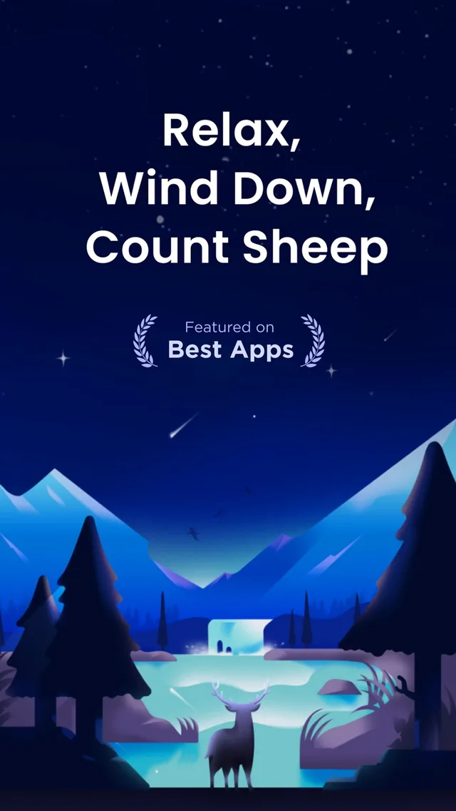 Sleep-tune: Nature Rain Sounds App Store screenshot 1 of 5