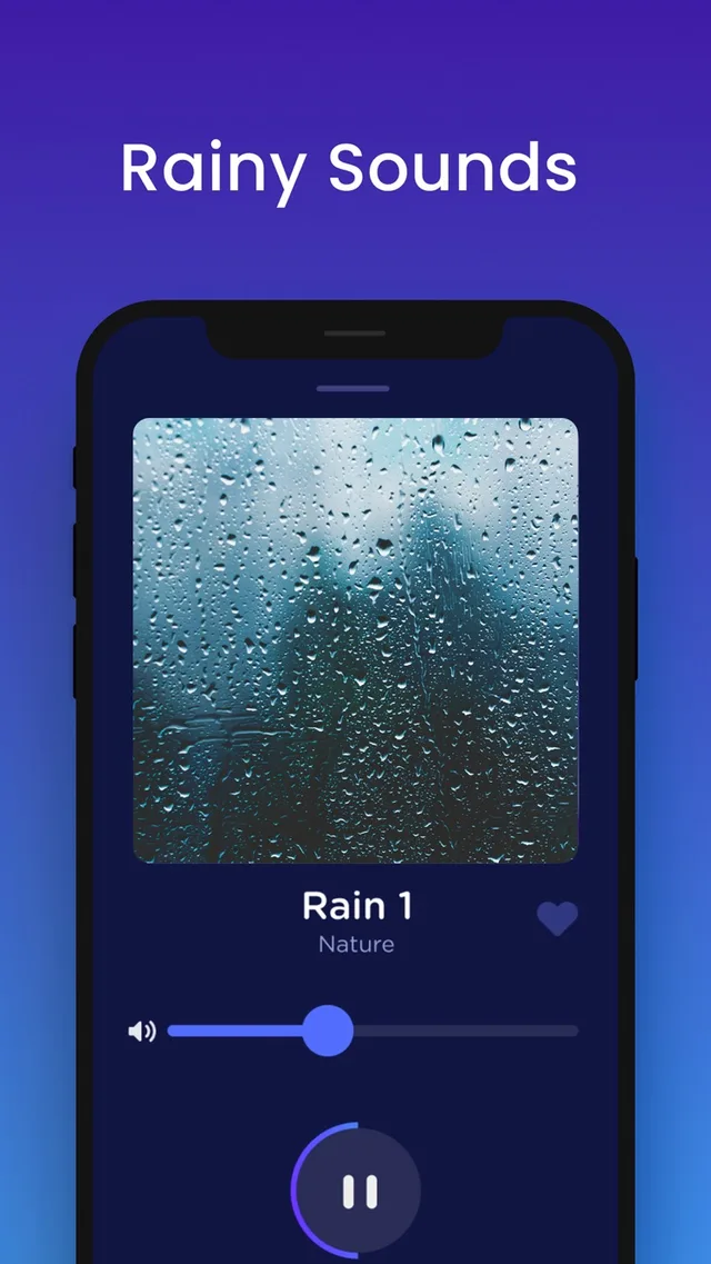 Sleep-tune: Nature Rain Sounds App Store screenshot 3 of 5