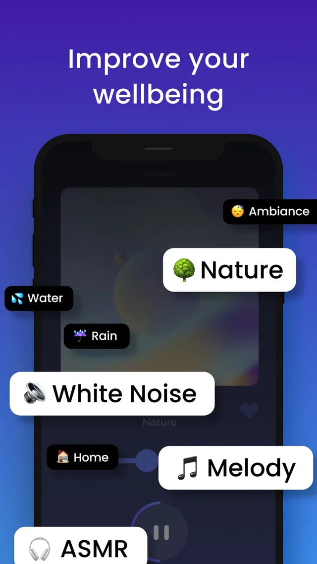 Sleep-tune: Nature Rain Sounds App Store screenshot 5 of 5