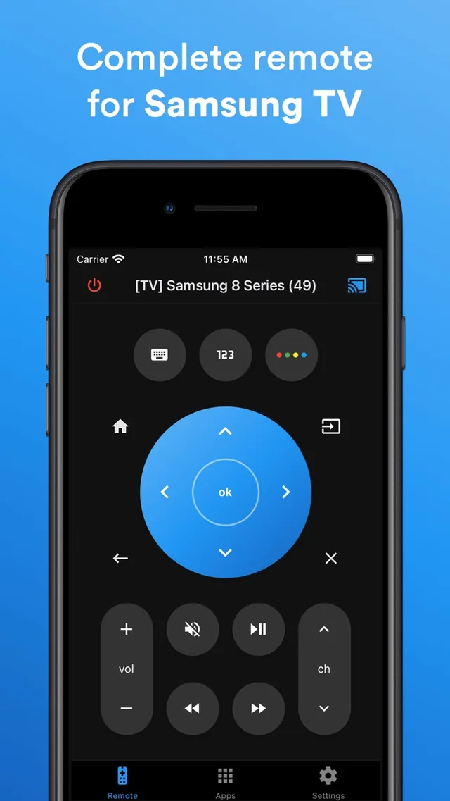 Smart TV Remote for Samsung App Store screenshot 1 of 3
