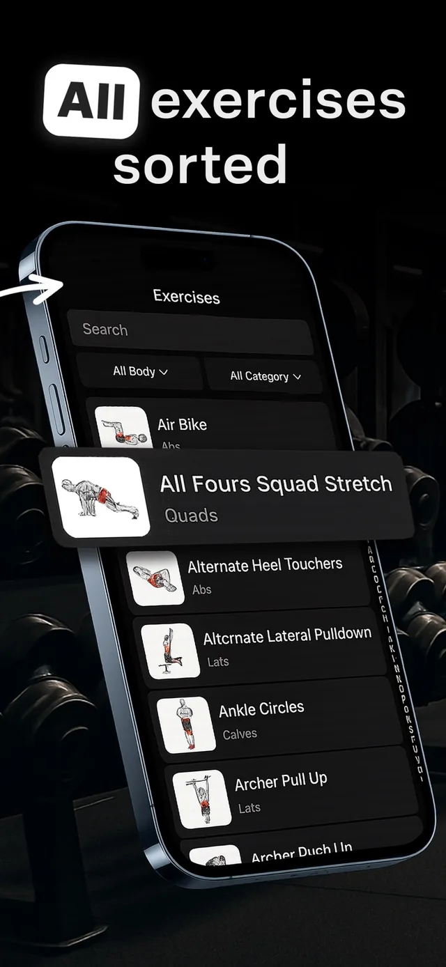 TrackSet: Workout & Gym Log App Store screenshot 2 of 4