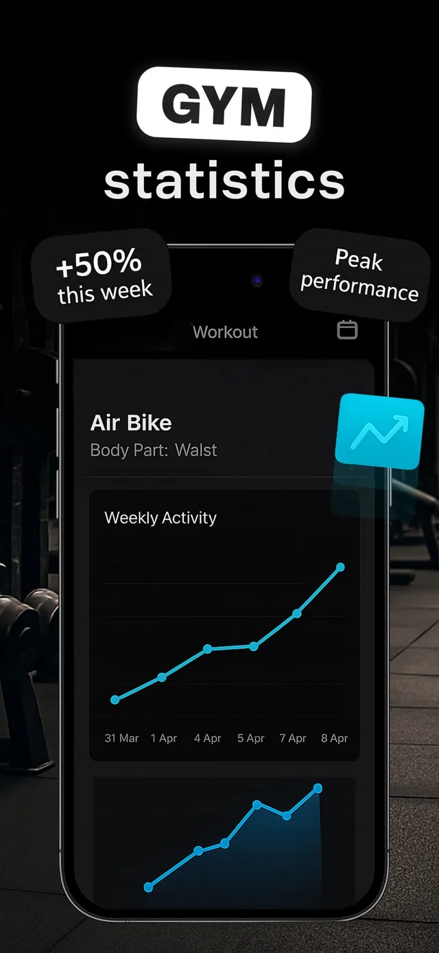 TrackSet: Workout & Gym Log App Store screenshot 3 of 4