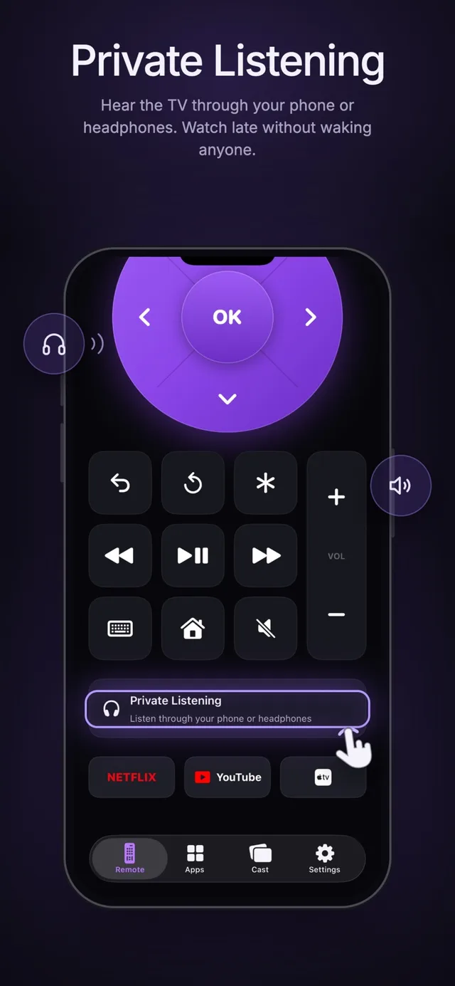 TV Remote for Roku & Stick + App Store screenshot 3 of 5