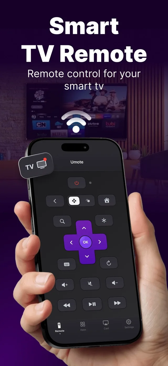 TV Remote Control - Umote App Store screenshot 1 of 5